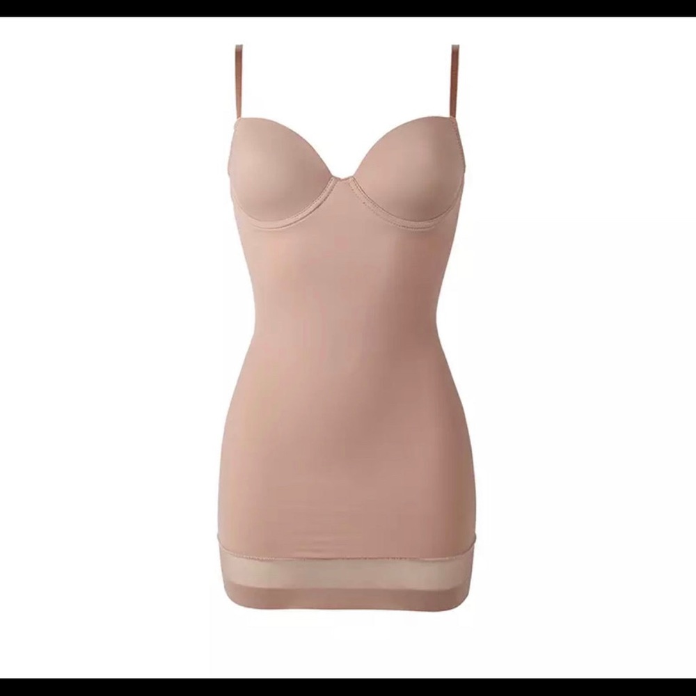 Body shaper dress nude